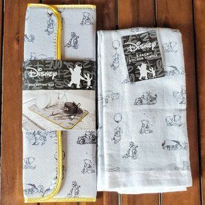 Disney Winnie The Pooh 3pc Kitchen Set Drying Mat